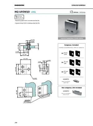Morsetti in acciaio inox AISI 316