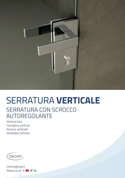 Serratura verticale