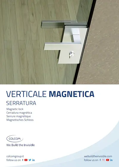 Serratura verticale magnetica